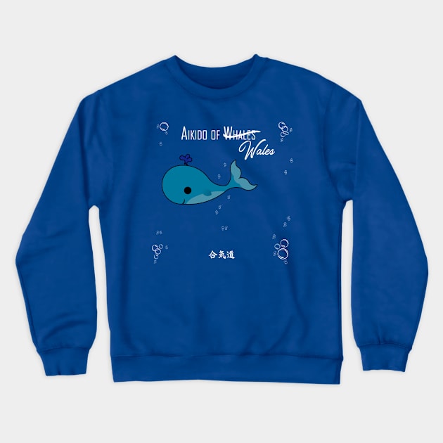 Aikido of Whales Crewneck Sweatshirt by timescape